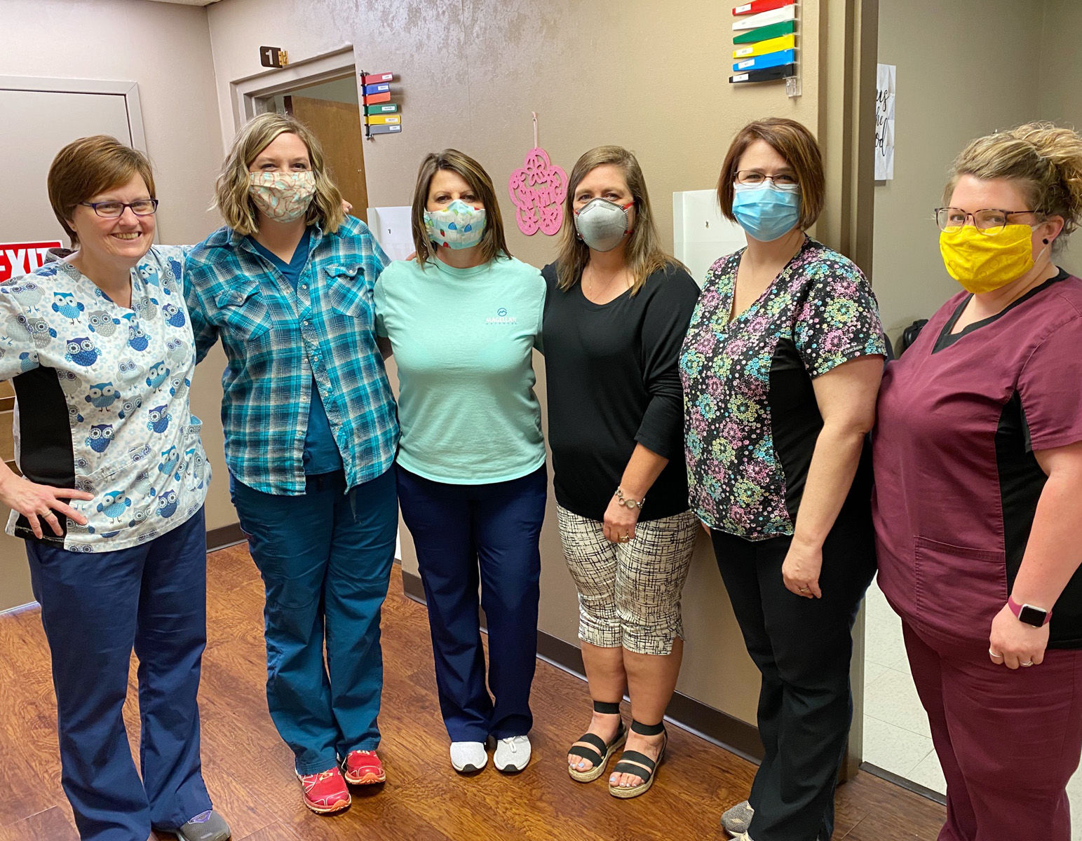 East Wood Clinic nurses on the job
